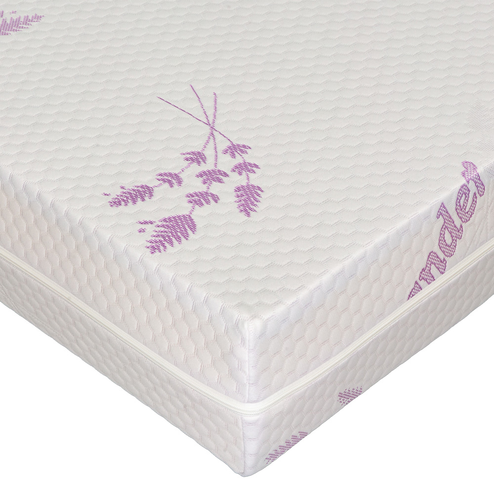 Saltea de pat ortopedica cu latex 120x200 - 17+3+1, reversibila, 7 zone, husa lavanda, Young - 4