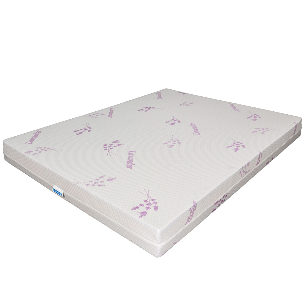 Saltea de pat ortopedica cu latex 120x200 - 17+3+1, reversibila, 7 zone, husa lavanda, Young - 6