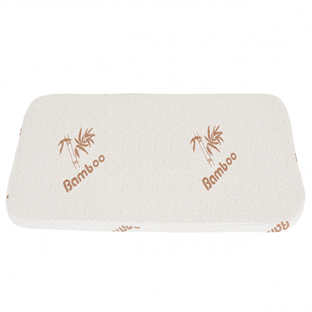 Saltea pentru patut bebelusi Hugzzz Mini Bamboo 81,5x48,5x4,5 cm din spuma poliuretanica,Husa cu fibre de bambus,detasabila cu fermoar si lavabila,Ideala pentru patuturi Co-sleeper - 2