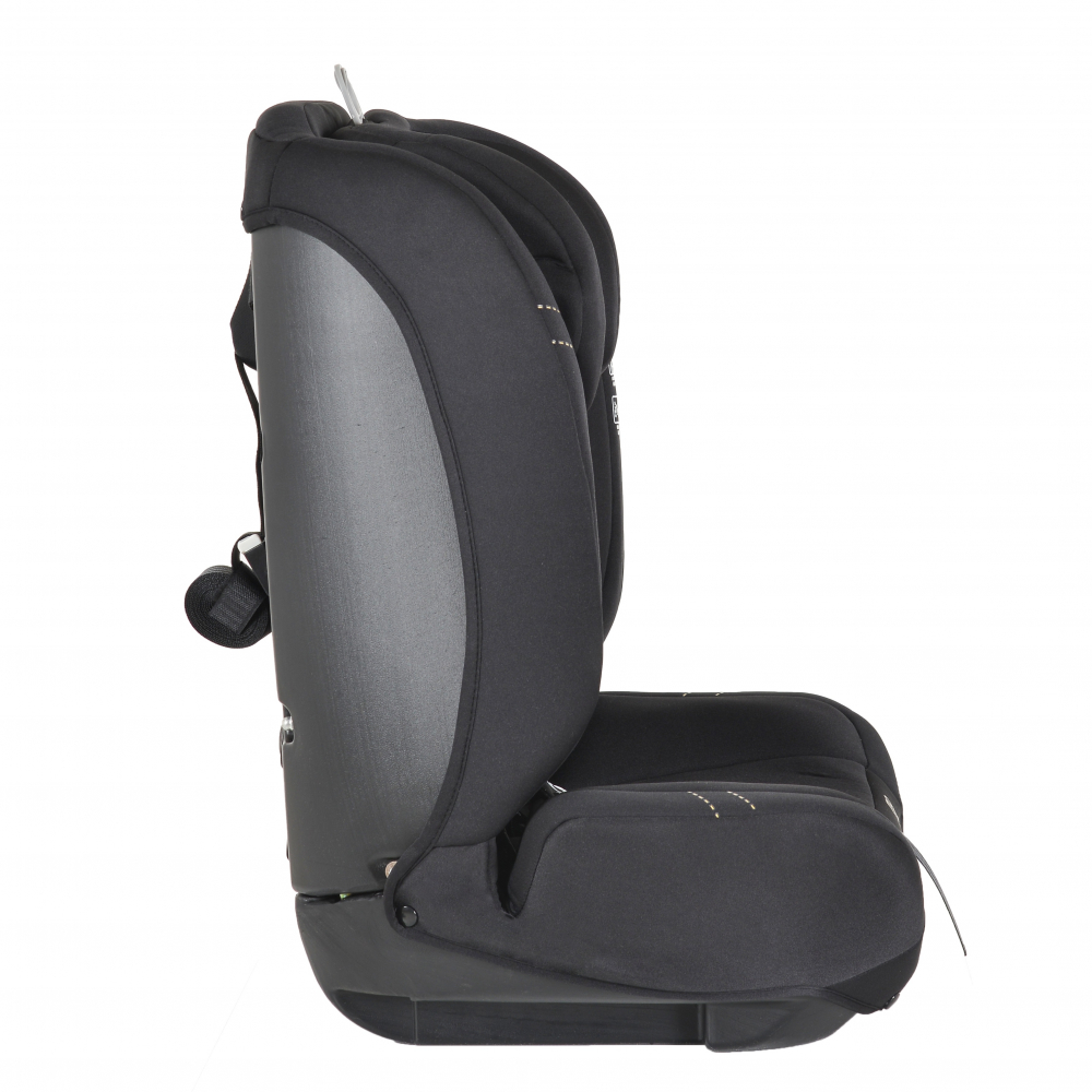 Scaun auto Moni Start Black omologat I-SIZE R129,pentru copii 76-150 cm,Tetiera reglabila 13 pozitii,Centura fixare Top-Tether,Centura siguranta in 5 puncte,Pernuta reductor,Husa detasabila,Jucarie plus si paturica CADOU - 2