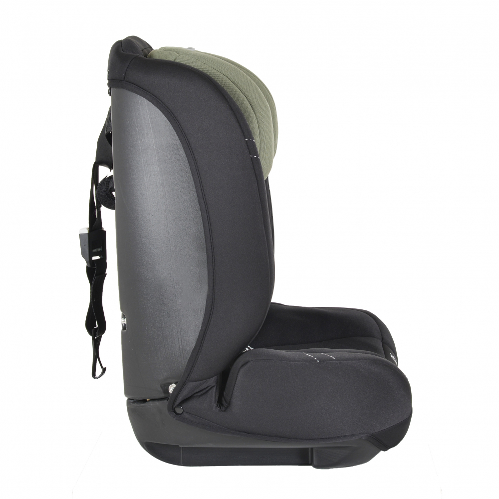 Scaun auto Moni Start Green omologat I-SIZE R129,pentru copii 76-150 cm,Tetiera reglabila 13 pozitii,Centura fixare Top-Tether,Centura siguranta in 5 puncte,Pernuta reductor,Husa detasabila,Jucarie plus si paturica CADOU - 2