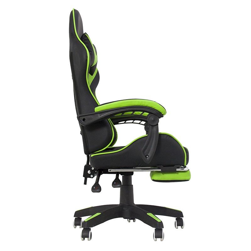 Scaun ergonomic gaming, spatar rabatabil, suport lombar, suport retractabil picioare, tetiera, inaltime reglabila 122-130 cm - 3