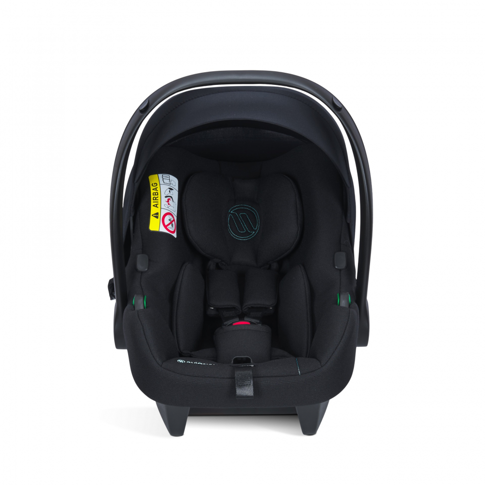 Scoica auto Avionaut Cosmo 2.0 Smart Black 2025 i-Size, Certificare ADAC, tapiterie din material respirabil