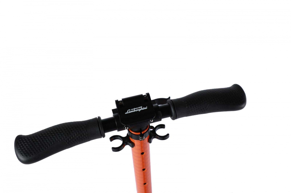 Trotineta Mesuca Lamborghini Orange cu 2 roti, pliabila, cadru din aluminiu, rulmenti carbon ABEC-7, ghidon reglabil, platforma antiderapanta, cric, greutate admisa 100 kg - 1