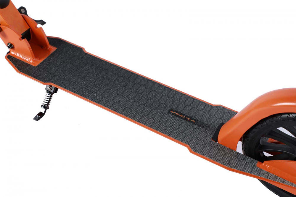 Trotineta Mesuca Lamborghini Orange cu 2 roti, pliabila, cadru din aluminiu, rulmenti carbon ABEC-7, ghidon reglabil, platforma antiderapanta, cric, greutate admisa 100 kg - 3