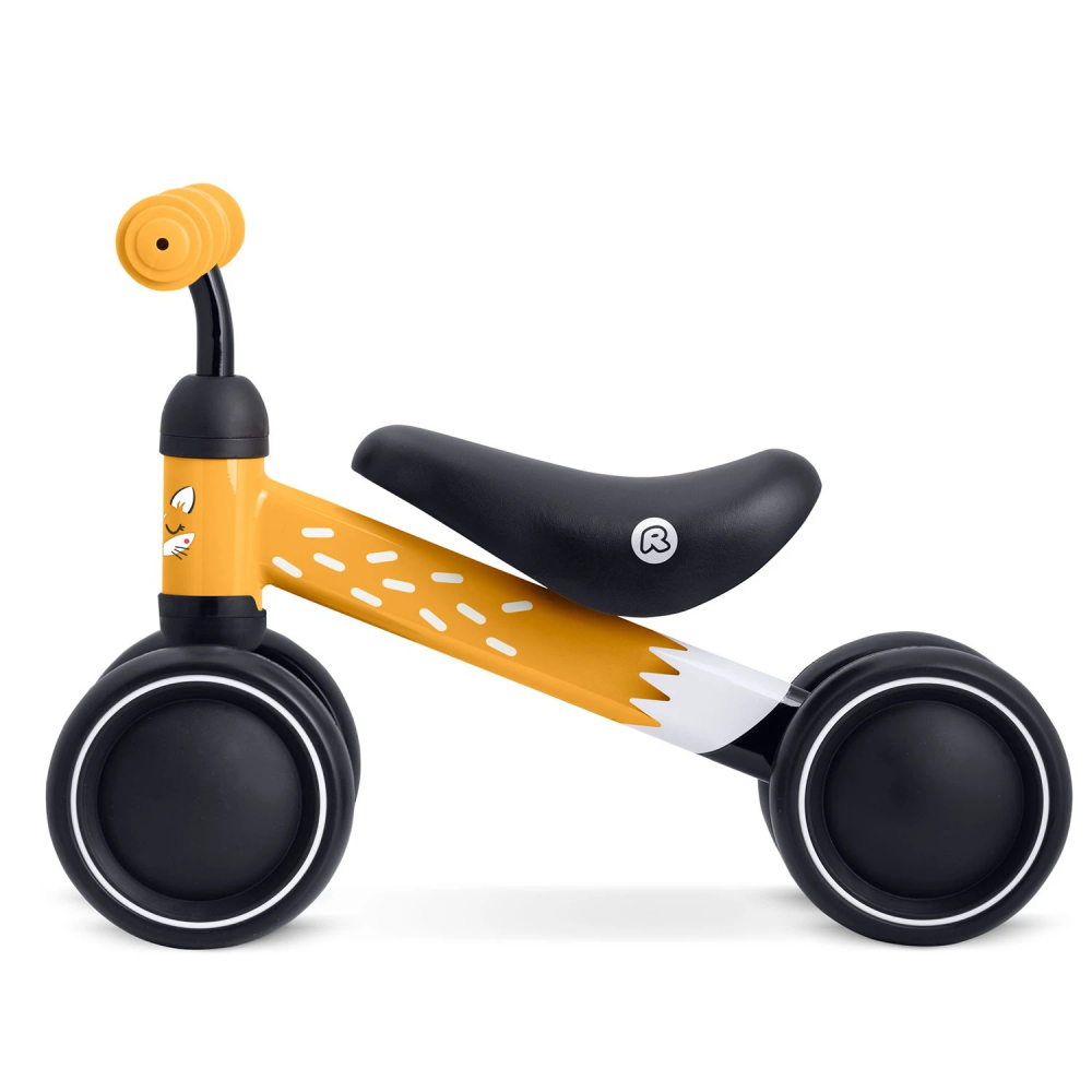 Vehicul Ride On fara pedale Ricokids Cross Country Brown, De la 12 luni, Cadru metalic usor si rezistent, Sezut confortabil din spuma moale, Manere ergonomice antiderapante, Roti din PP rezistent si silentios - 3