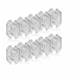 Set 10 protectii pentru priza Reer Transparente 32059