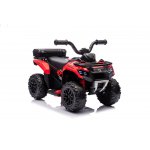 Atv electric pentru copii GTS1155 Red, cu motor de 35W, baterie 6V4.5Ah, viteza maxima 1.5-2 km/h, cu faruri luminoase, roti din EVA, panou muzical integrat, Frana automata la eliberarea pedalei de acceleratie