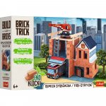 Set constructie Brick Trick XL statie de pompieri