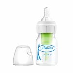 Biberon pentru bebelusi Prematuri Dr.Brown 60ml cu sistem ventilatie anticolici,Tetina speciala pentru prematuri,Materiale fara BPA,Compatibil masina de vase si sterilizator