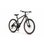 Bicicleta MTB Velors Mercury V27301G Negru/Gri, roti 27.5 inch, Schimbator spate Carpat, manete schimbator secventiale, 21 viteze, frane mecanice disc fata/spate
