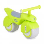 Bicicleta fara pedale Ride On Byox Mini Cruze Green cu muzica, Roti EVA late si stabile cu rulment, Sezut ergonomic din piele, Design compact, Manere ergonomice, Recomandata de la 18 luni, Greutate admisa 30 kg