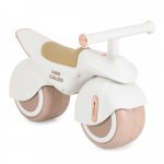 Bicicleta fara pedale Ride On Byox Mini Cruze White cu muzica, Roti EVA late si stabile cu rulment, Sezut ergonomic din piele, Design compact, Manere ergonomice, Recomandata de la 18 luni, Greutate admisa 30 kg