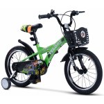 Bicicleta pentru copii Velors V1601A Verde , roti 16 inch, varsta 4-6 ani, 16 viteze, inaltime utilizator 100-115 cm , greutate suportata 60 kg