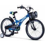 Bicicleta pentru copii Velors V2001A Albastru, roti 20 inch, varsta 7-10 ani, inaltime utilizator 120-135 cm, greutate suportata 80 kg