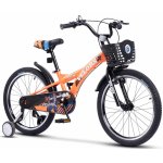 Bicicleta pentru copii Velors V2001A Portocaliu, roti 20 inch, varsta 7-10 ani, inaltime utilizator 120-135 cm, greutate suportata 80 kg
