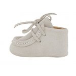 Botosei Mocasini pentru copii full leather Velur Ivori Lamb din piele naturala marime 18
