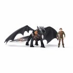 Set dragon Toothless si figurina Viking Hiccup Cum sa iti dresezi dragonul