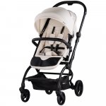 Carucior sport Chipolino Revolut Biscotta cu sezut rotativ, varsta 0+, greutate admisa 22 kg, spatar reglabil, bara de siguranta detasabila si roti cu suspensii