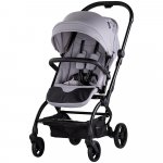 Carucior sport Chipolino Revolut Cloud Grey cu sezut rotativ, varsta 0+, greutate admisa 22 kg, spatar reglabil, bara de siguranta detasabila si roti cu suspensii