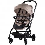 Carucior sport Chipolino Revolut Tiramisu cu sezut rotativ, varsta 0+, greutate admisa 22 kg, spatar reglabil, bara de siguranta detasabila si roti cu suspensii