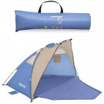 Cort de plaja Bestway Ramble X2 100x200x100cm, Model pliabil, Material poliester rezistent, Buzunar pentru accesorii, Geanta transport inclusa