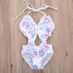 Costum de baie intreg alb Drool, marime 130