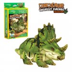 Puzzle 3D Cubic Fun National Geographic Dinozauri Triceratops 61 piese
