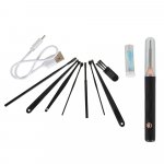 Dispozitiv pentru curatare si analizare ureche Cangaroo Otto compatibil cu iOS/Android,Functie fotografii si inregistrare videoclipuri in timp real,6 lumini LED,Baterie litiu-ion,Accesorii si cutie depozitare incluse