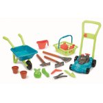 Set roaba cu masina de tuns iarba Ecoiffier