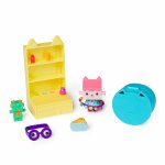 Set figurine Gabbys Dollhouse Bobble Kitty bebe cutiuta si camera mestesugurilor