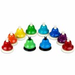 Set de 10 clopotei acordati cu buton