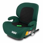 Inaltator auto copii Caretero Irbis I-Size Emerald 125-150 cm, Fixare cu isofix, Centura de ghidaj, Spatar reglabil si detasabil, Husa lavabila, Cotiere, Omologat R129