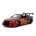Masinuta metalica Godzilla Nissan Skyline GTR scara 1:24