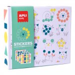 Joc creativ cu autocolante geometrice Apli Animale 19 x 16,5 x 4 cm