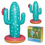 Jucarie gonflabila de gradina cu stropitoare Bestway Cactus 1104x74 cm cu conectare furtun apa,Baza antirasturnare,Material PVC rezistent