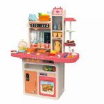 Bucatarie pentru copii Buba Home Kitchen cu efecte sonore, luminoase si 65 accesorii
