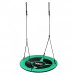 Leagan tip cuib pentru copii Neo-Sport 1052 Verde XXL, 110 cm, material impermeabil, cadru din otel, greutate suportata 150 kg