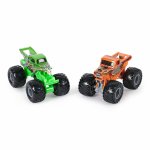 Set 2 masinute metalice Monster Jam Bog Hog si King Sling scara 1:64