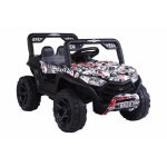 Masinuta electrica pentru copii Novokids Buggy Mini UTV cu faruri luminoase, telecomanda, 3-6 ani , max 30 kg, 3 viteze, model Offroad Alb