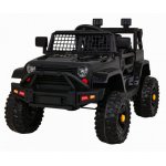 Masinuta electrica pentru copii Novokids Dark Knight Jeep PRO Negru, Max 30 kg, melodii si lumini, 12V, 2 viteze