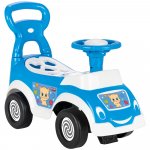 Masinuta pentru copii fara pedale Pilsan Smart Baby Blue, spatar cu functie de impingere, spatiu de depozitare sub sezut, greutate maxima admisa 20 kg