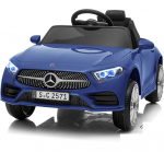 Masinuta electrica cu telecomanda 12V si scaun din piele Mercedes CLS350 Blue