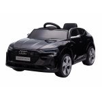 Masinuta electrica pentru copii Audi E-Tron SportBack Black cu licenta,Roti Eva,Scaun piele,Acumulator 12V,Suspensii,Sistem troller,Usi cu deschidere,Slow Start,Lumini LED,MP3/USB,Oglinzi retrovizoare,Sarcina maxima 30 kg