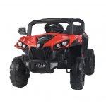 Masinuta electrica pentru copii Nichiduta Sport UTV 2023 Red, Telecomanda 2.4G cu 3viteze, 2 motoarex38W, Suspensii, Roti rezistente, Slow Start, Lumini LED, USB,Bluetooth,Centura de siguranta,Functie swing,Usi cu deschidere