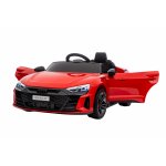 Masinuta electrica pentru copii cu licenta Audi RS E-Tron GT Red,Telecomanda,Roti EVA,Acumulator 12V 4,5Ah,Incarcator inclus,Centura de siguranta,Lumini LED,Slow Start,Indicator baterie,Usi cu deschidere,Sistem troller