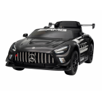 Masinuta electrica pentru copii cu licenta Mercedes Benz AMG Black cu echipare Premium,Telecomanda cu 3 viteze,Roti EVA,Scaun din piele,2motoare x 35w,Usi cu deschidere,Bluetooth,Indicator baterie,Eleron,Sistem troller