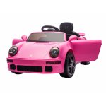 Masinuta electrica pentru copii cu licenta Porsche RUF CTR Roz Echipare Premium,Telecomanda 2,4G,2 motoarex45w,Roti EVA,Scaun din piele,Suspensii,Sistem troller,Bluetooth,Display baterie,Usi cu deschidere,Lumini LED,Muzica