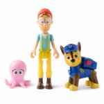 Set 3 figurine Patrula Catelusilor Chase si capitanul Turbot