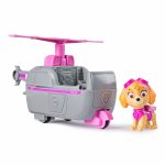 Set vehicul de baza Patrula Catelusilor elicopter si figurina Skye